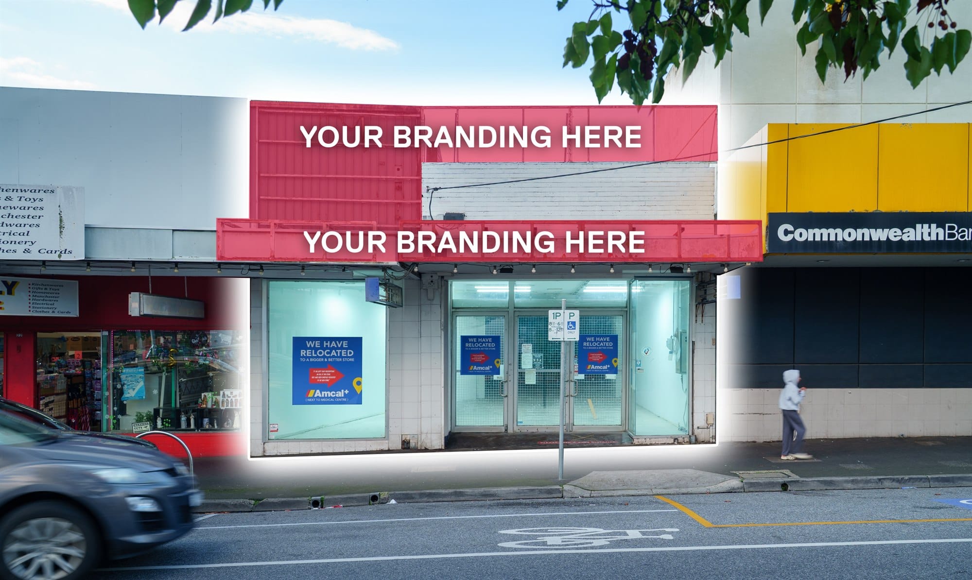 DUAL FRONTAGE RETAIL – REAR CAR PARKING – 205m2*